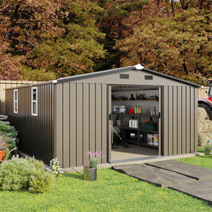Campcraft 10x12ft Color Steel Plate Storage Shed