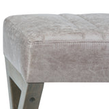 Salinger Large Ottoman Bench - Distressed Grey Taupe