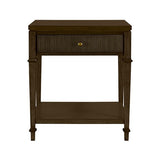Nightstand with Drawer and Lower Shelf
