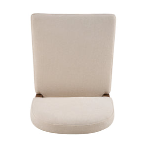 26'' Seat Height Fabric & Rubberwood Bar Stool