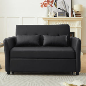 Convertible Sleeper Sofa Bed With 3 USB Ports