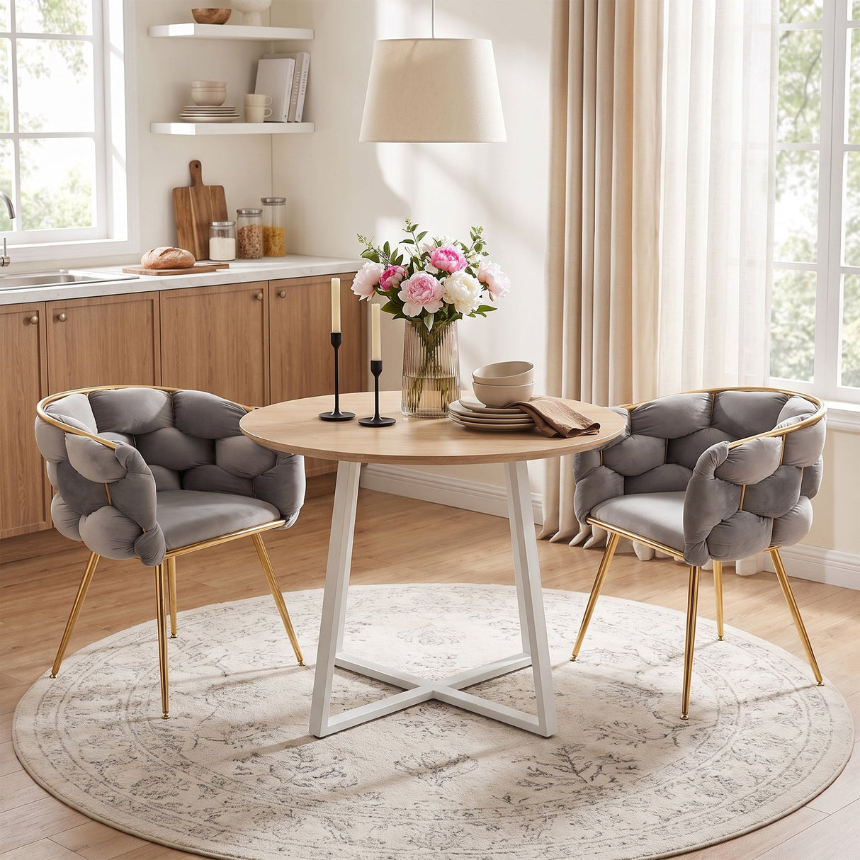 Luxury Modern Velvet Single Sofa Chair