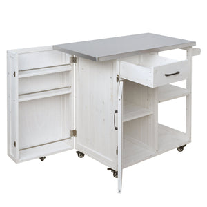 Outdoor Kitchen Island Fir Wood Prep Station