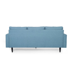 Jenny - Contemporary Tufted Fabric 3 Seater Sofa