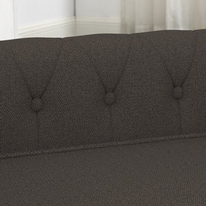 Elegant Rectangular Pet Bed for Small and Medium Dogs - Dark Brown