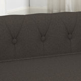 Elegant Rectangular Pet Bed for Small and Medium Dogs - Dark Brown