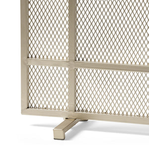 Elegant Iron Fire Screen For Fireplace Protection