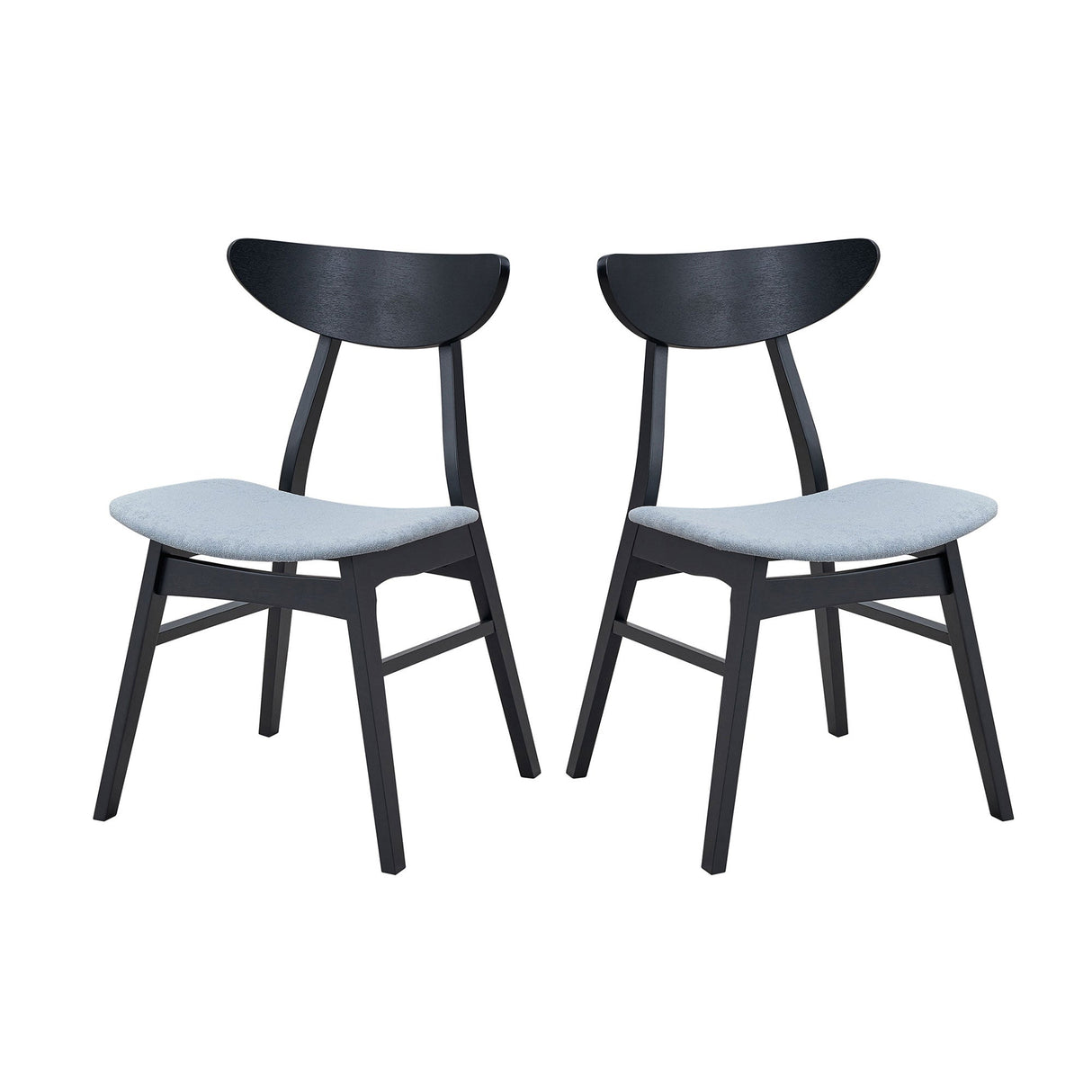 Modern Dining Table Set of 7: 1 Table + 6 Chairs