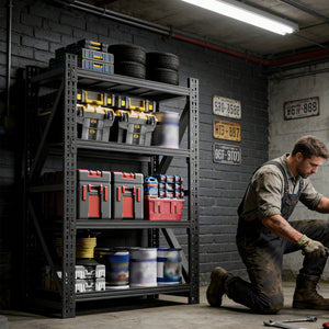 Heavy Duty Metal Adjustable Garage Shelves