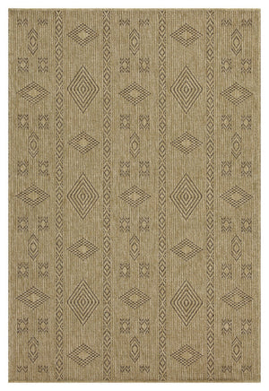 Earth GC_NTL1002 Jute/Mocha Indoor/Outdoor Area Rug