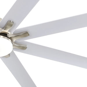 Ceiling Fan With Dimmable LED Light, 8 Blades, Reversible DC Motor, Remote Control