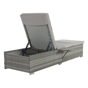 Outdoor Chaise Lounge Chair Set of 2 with Patio Pool Chairs Tanning Lounges