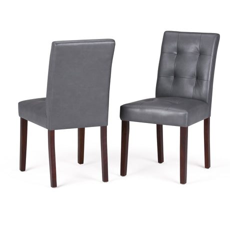 Effulgent Upholstered Dining Chair with Button Tufted, Set of 2 - Dining Chairs