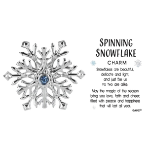 Spinning Snowflake - Pocket Charm
