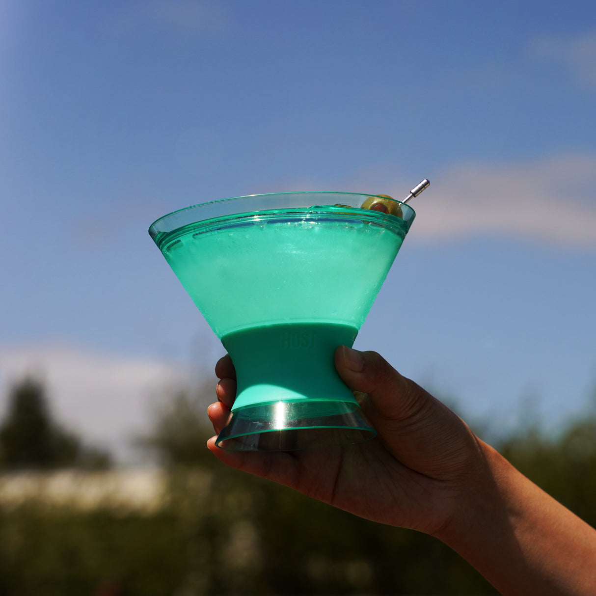 Martini FREEZE™ Cooling Cups – Set of 2 Insulated Stemless Martini Glasses (9 oz)