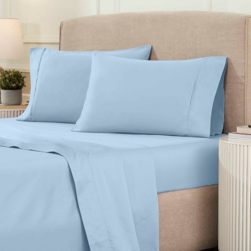 1200 Thread Count Egyptian Cotton Sateen Sheet Set - Egyptian Cotton Sheet Set by Superior Brand