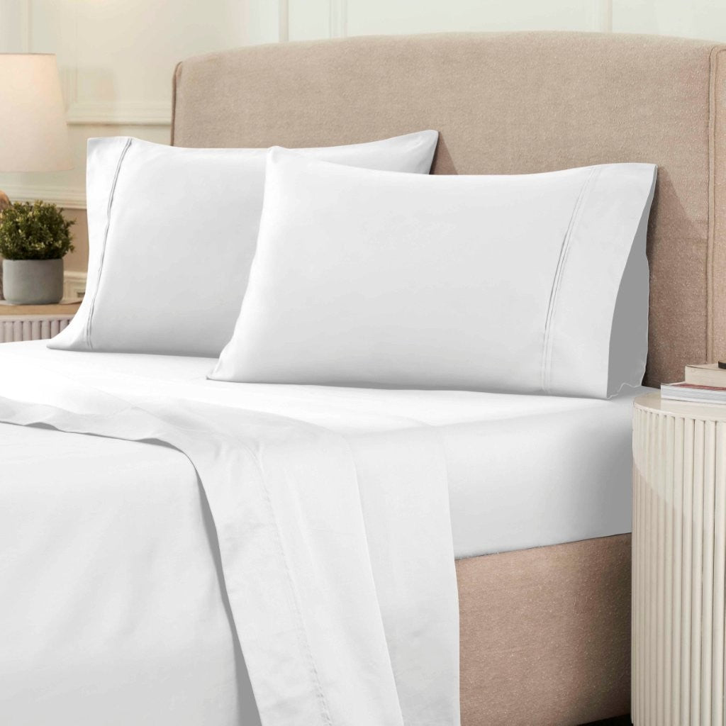 1200 Thread Count Egyptian Cotton Sateen Sheet Set - Egyptian Cotton Sheet Set by Superior Brand