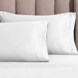 Egyptian Cotton Sateen Sheet Set 1500 Thread Count White - Egyptian Cotton Sheet Set by Superior Brand