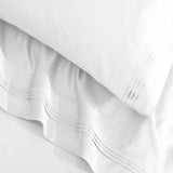 Egyptian Cotton Sateen Sheet Set 1500 Thread Count White - Egyptian Cotton Sheet Set by Superior Brand