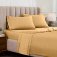 Egyptian Cotton Sateen Sheet Set 1500 Thread Count Gold - Egyptian Cotton Sheet Set by Superior Brand