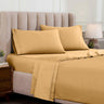 Egyptian Cotton Sateen Sheet Set 1500 Thread Count Gold - Egyptian Cotton Sheet Set by Superior Brand
