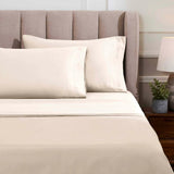 Egyptian Cotton Sateen Sheet Set 1500 Thread Count Ivory - Egyptian Cotton Sheet Set by Superior Brand
