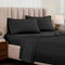 Egyptian Cotton Sateen Sheet Set 1500 Thread Count Black - Egyptian Cotton Sheet Set by Superior Brand