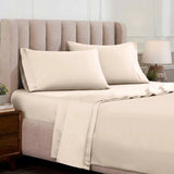 Egyptian Cotton Sateen Sheet Set 1500 Thread Count Ivory - Egyptian Cotton Sheet Set by Superior Brand