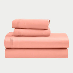 Egyptian Cotton Sateen Sheet Set 1500 Thread Count Dusted Rose - Egyptian Cotton Sheet Set by Superior Brand