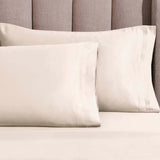 Egyptian Cotton Sateen Sheet Set 1500 Thread Count Ivory - Egyptian Cotton Sheet Set by Superior Brand