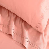 Egyptian Cotton Sateen Sheet Set 1500 Thread Count Dusted Rose - Egyptian Cotton Sheet Set by Superior Brand
