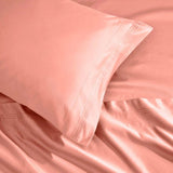 Egyptian Cotton Sateen Sheet Set 1500 Thread Count Dusted Rose - Egyptian Cotton Sheet Set by Superior Brand