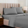 Egyptian Cotton Sateen Sheet Set 1500 Thread Count Grey - Egyptian Cotton Sheet Set by Superior Brand