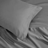 Egyptian Cotton Sateen Sheet Set 1500 Thread Count Grey - Egyptian Cotton Sheet Set by Superior Brand
