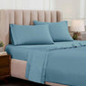 Egyptian Cotton Sateen Sheet Set 1500 Thread Count Medium Blue - Egyptian Cotton Sheet Set by Superior Brand