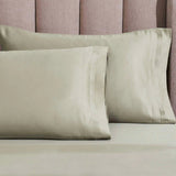 Egyptian Cotton Sateen Sheet Set 1500 Thread Count Sage - Egyptian Cotton Sheet Set by Superior Brand