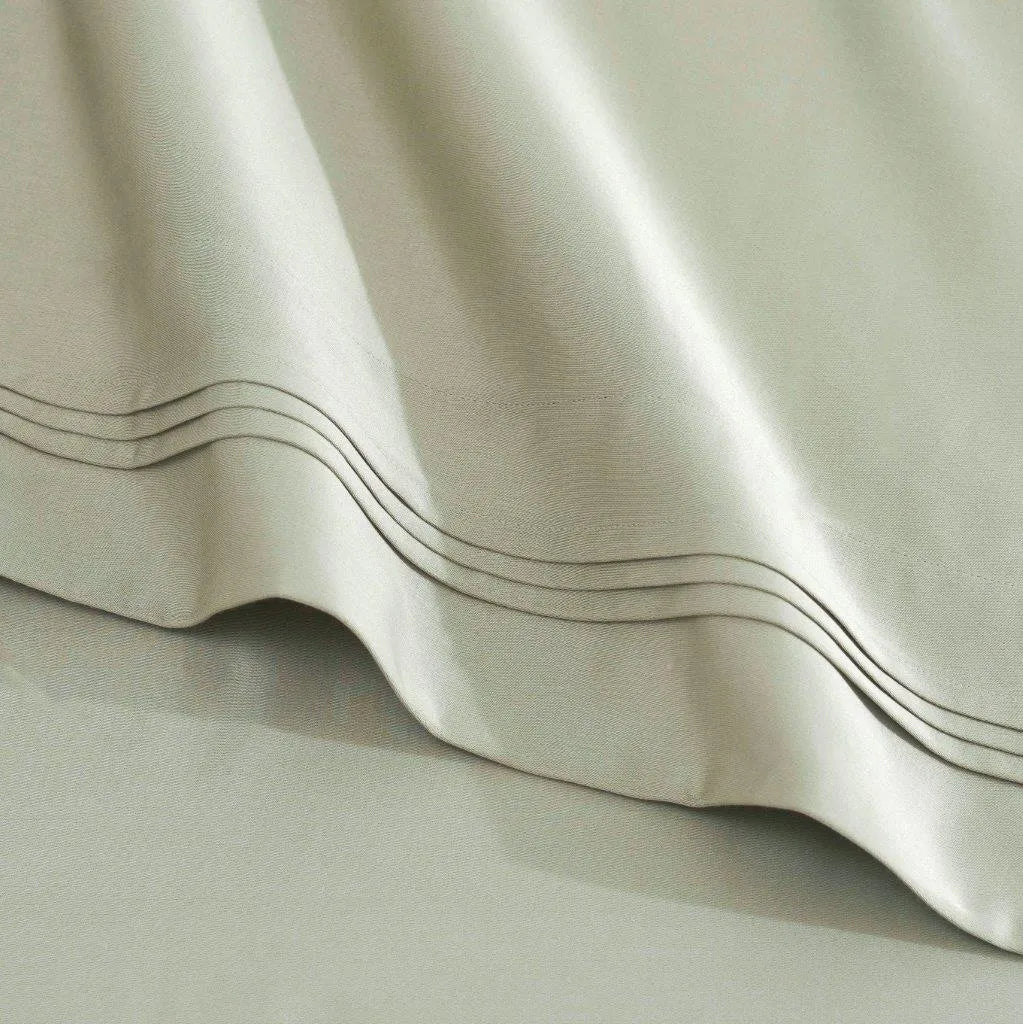 Egyptian Cotton Sateen Sheet Set 1500 Thread Count Sage - Egyptian Cotton Sheet Set by Superior Brand