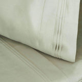 Egyptian Cotton Sateen Sheet Set 1500 Thread Count Sage - Egyptian Cotton Sheet Set by Superior Brand
