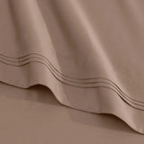 Egyptian Cotton Sateen Sheet Set 1500 Thread Count Taupe - Egyptian Cotton Sheet Set by Superior Brand