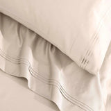 Egyptian Cotton Sateen Sheet Set 1500 Thread Count Ivory - Egyptian Cotton Sheet Set by Superior Brand