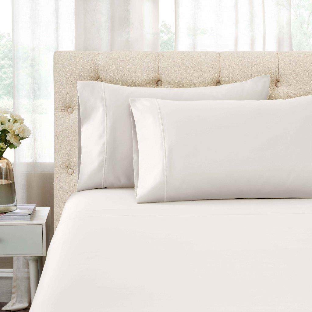 Egyptian Cotton Sateen Embroidered Sheet Set 1500 Thread Count - Egyptian Cotton Sheet Set by Superior Brand