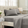 Egyptian Cotton Sateen Embroidered Sheet Set 1500 Thread Count - Egyptian Cotton Sheet Set by Superior Brand
