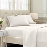 Egyptian Cotton Sateen Embroidered Sheet Set 1500 Thread Count - Egyptian Cotton Sheet Set by Superior Brand