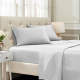 Egyptian Cotton Sateen Embroidered Sheet Set 1500 Thread Count - Egyptian Cotton Sheet Set by Superior Brand