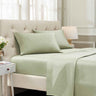 Egyptian Cotton Sateen Embroidered Sheet Set 1500 Thread Count - Egyptian Cotton Sheet Set by Superior Brand
