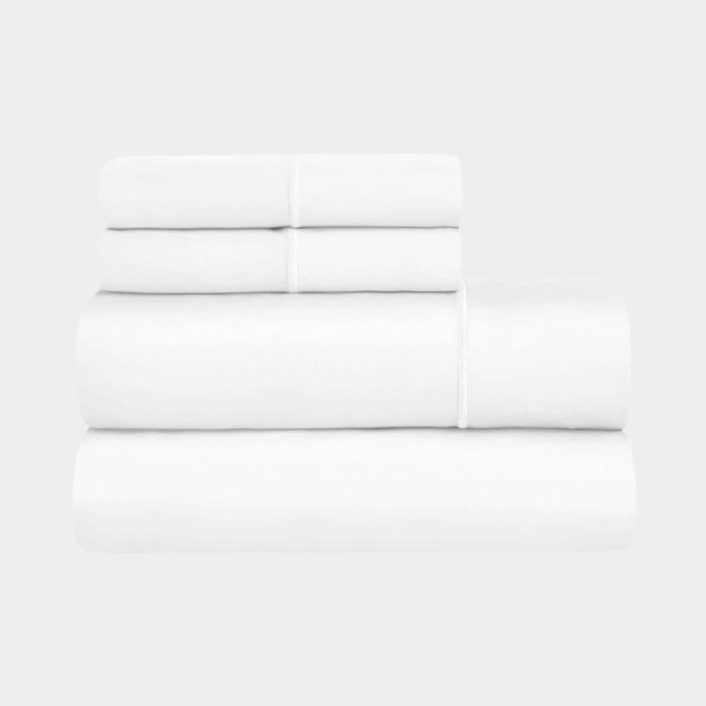 Egyptian Cotton Sateen Embroidered Sheet Set 1500 Thread Count - Egyptian Cotton Sheet Set by Superior Brand