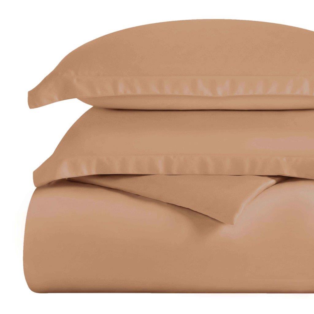 Egyptian Cotton 300 Thread Count Solid Luxury Duvet Cover Set - Egyptian Cotton Duvet Cover Set by Superior Brand