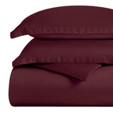 Egyptian Cotton 300 Thread Count Solid Luxury Duvet Cover Set - Egyptian Cotton Duvet Cover Set by Superior Brand