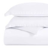 Egyptian Cotton 300 Thread Count Solid Luxury Duvet Cover Set - Egyptian Cotton Duvet Cover Set by Superior Brand