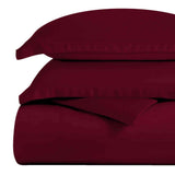 Egyptian Cotton 300 Thread Count Solid Luxury Duvet Cover Set - Egyptian Cotton Duvet Cover Set by Superior Brand